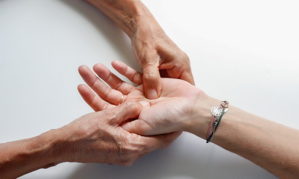 hand massage, massage, treatment